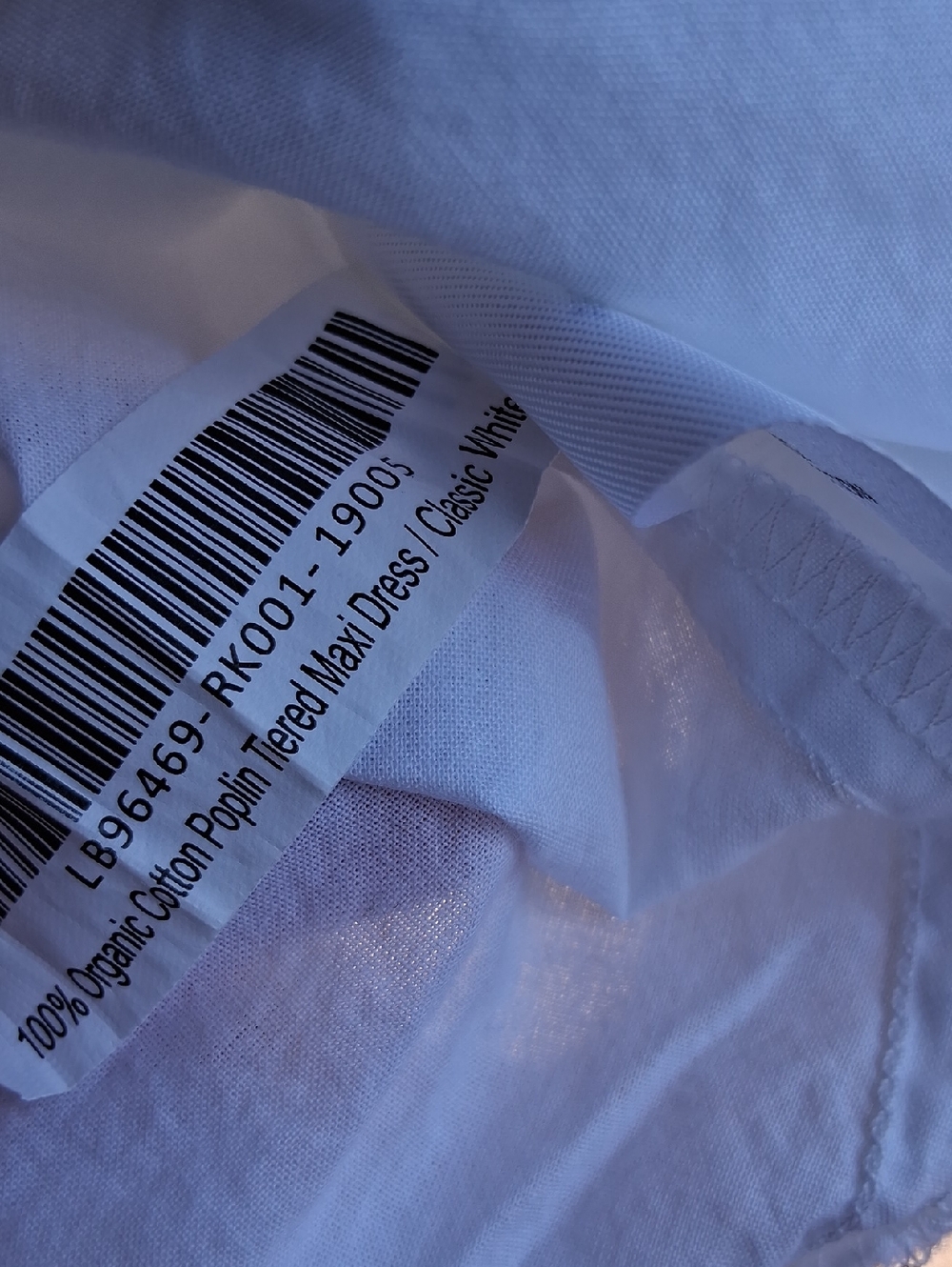 Quince 100% Cotton Poplin Tiered Maxi Dress Classic White S - Picture 8 of 10